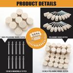 80PCS Dremel Polishing Buffing Wheel Kit