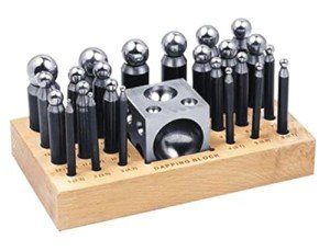 26-Piece Dapping Punch Set for Jewelry Making
