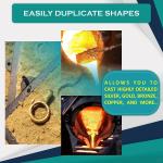 2-Part Flask Mold Frame with Delft Clay Kit