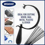 Curved Jeweler’s Saw Frame with 144 Blades