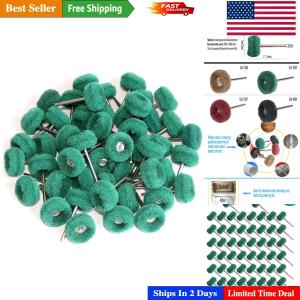 50PCS Buffing Wheel Set - Grit 180 for Metal