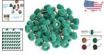 50PCS Buffing Wheel Set - Grit 180 for Metal