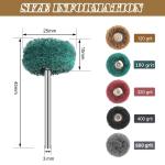 80PCS Metal Polishing Wheel Buffing Tool Set