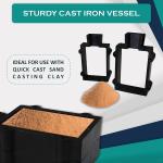 Cast Iron 2-Part Mold Frame for Jewelry Casting