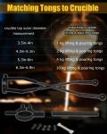 4KG Crucible Tongs Set for Metalworking