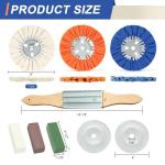 8 Inch Polishing Wheel Kit for Metal