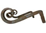 Antique Hand Forged Iron Boot Scraper, 19th Century