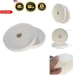 8-Inch Cotton Buffing Wheels for Metal & Wood