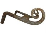 Antique Hand Forged Iron Boot Scraper, 19th Century