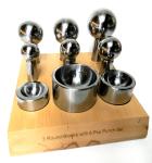 Steel Cupola Punch and Die Set with Dapping Tools