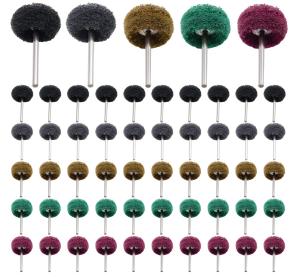 1" Buffing and Polishing Abrasive Wheels - 50/100/200 Pack