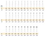 Busch Round Ball Burs Set of 6
