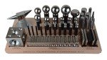43-Piece Metal Forming Dapping Tool Set