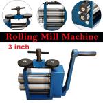 Blue Manual Rolling Mill with Replaceable Rollers 75mm