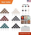 60-Pack Ceramic Buffing Wheels for Rotary Tools