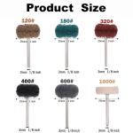 60-Pack Ceramic Buffing Wheels for Rotary Tools