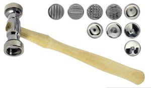 Texturing Hammer Set with 9 Interchangeable Heads