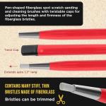 Dura-Gold Scratch Brush Pen Tool Set of 3