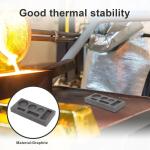 6-Slot Graphite Mold for Metal Ingot Casting