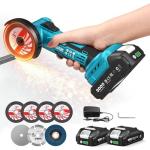 SEESII Cordless Mini Angle Grinder with Accessories