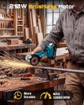 SEESII Cordless Mini Angle Grinder with Accessories