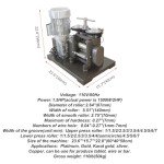 1500W Electric Jewelry Rolling Mill Machine