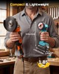 SEESII Cordless Mini Angle Grinder with Accessories