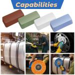 Buffing Wheels Kit for Angle Grinder 8 Pieces