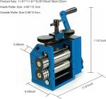 75mm Manual Rolling Mill for Jewelry-Making