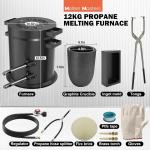 Propane Metal Melting Furnace Kit with Gloves