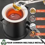 Propane Metal Melting Furnace Kit with Gloves