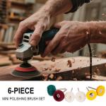 6-Piece Abrasive Polishing Wheel Set for Dremel