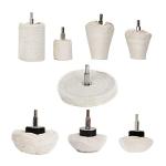 8-Piece Buffing Wheel Kits for Metal & More