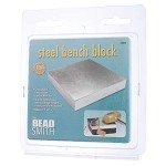 Beadsmith Steel Bench Block for Jewelry Stamping