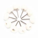 10 Pcs 3mm Shank Wool Polishing Buffing Wheels