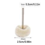 10 Pcs 3mm Shank Wool Polishing Buffing Wheels