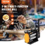 VEVOR Jewelry Rolling Mill 2.24" with 1:2 Ratio