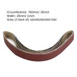 1 Inch x 30 Inch Aluminum Oxide Sanding Belts