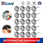 20 Stainless Wire Brush Sets for Dremel Tools