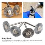 20 Stainless Wire Brush Sets for Dremel Tools