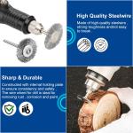 20 Stainless Wire Brush Sets for Dremel Tools