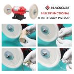 BLACKCUBE 8-Inch Bench Buffer Polisher Machine