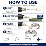 Buffing Wheel Polishing Bits for Dremel Tools