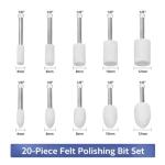 Buffing Wheel Polishing Bits for Dremel Tools