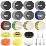 131 PCS 3" Wet Dry Sanding Disc Set