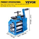 VEVOR Manual Rolling Mill Machine 4.4" 112MM