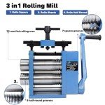 3-in-1 Hand Crank Metal Rolling Mill