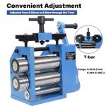 3-in-1 Hand Crank Metal Rolling Mill