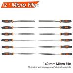 25-Piece Premium Metal Files Set with Case