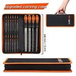 25-Piece Premium Metal Files Set with Case